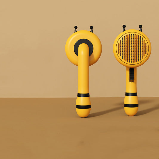 Bee-Shaped Pin Comb for Cats – Gentle Detangler and Grooming Tool