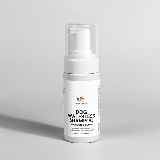 No-Rinse Waterless Dog Shampoo – Easy Clean Foam for Sensitive Skin and Quick Grooming
