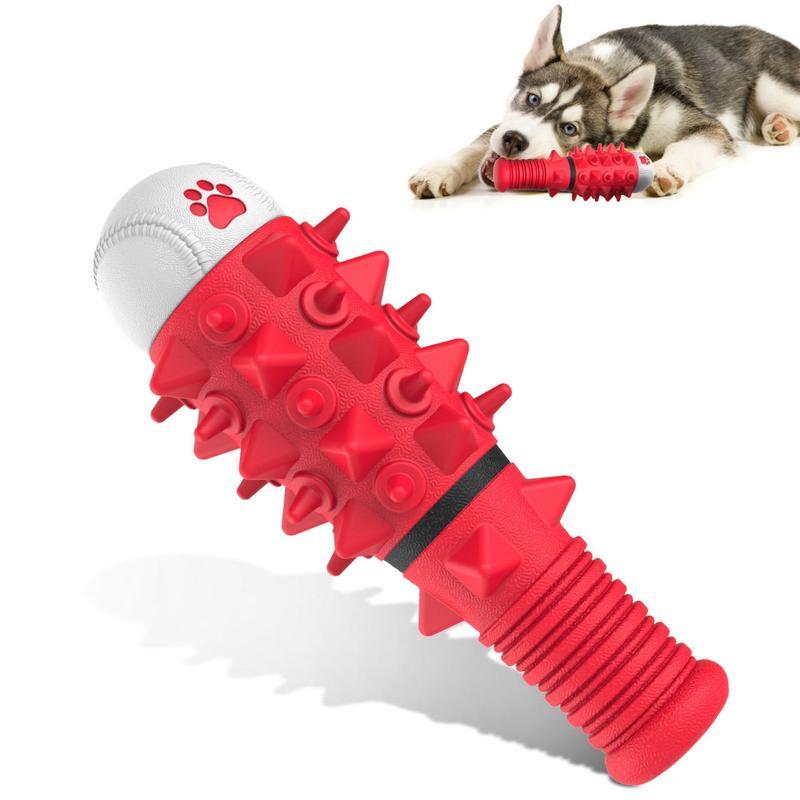 Interactive Toy for Medium and Large Dogs – Red Bite-Resistant Tug & Training Stick